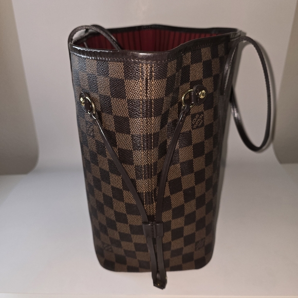 Louis Vuitton Damier Ebene Neverfull with Pouchette - Picture 10 of 11